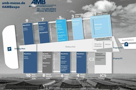 Thematische Hallenplanung für die AMB 2024 steht