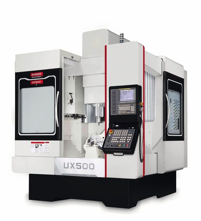 Mit dem Quaser UX 500 bietet die Hommel GmbH ein variabel einsetzbares 5-Achs-BAZ an